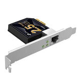 TP-Link Placă de rețea TP-Link TX201 PCIe Wi‑Fi 6 (802.11ax) cu Bluetooth, antene externe pentru PC desktop