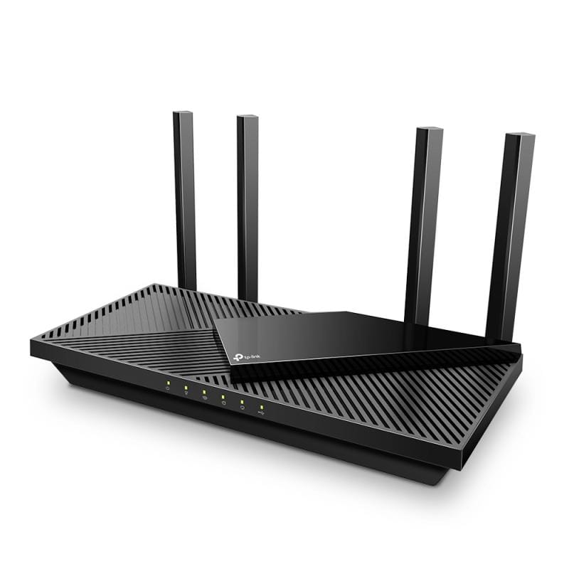 TP-Link Router Wi‑Fi 6 TP‑Link Archer AX55 Pro, Dual‑Band Gigabit, pentru streaming 4K/8K și gaming, securitate avansată