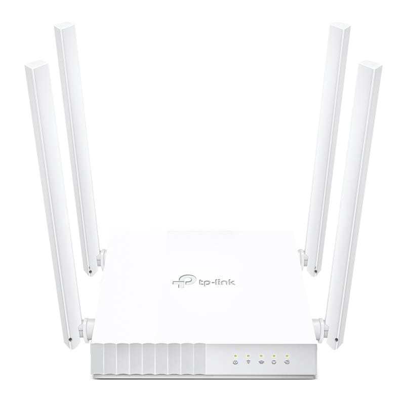 TP-Link Router Wi‑Fi TP‑Link Archer C24 AC750 Dual Band, 4 porturi LAN, administrare ușoară, pentru acasă și birou