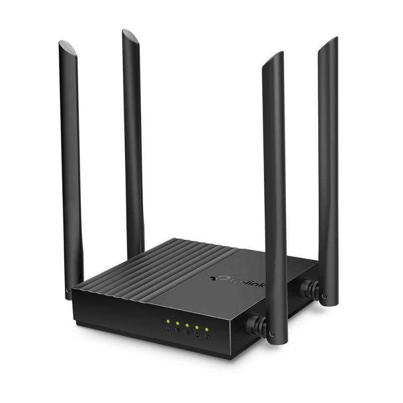 TP-Link Router Wi‑Fi TP‑Link Archer C64 Dual Band AC1200, 4 antene, acoperire extinsă pentru casă și birou