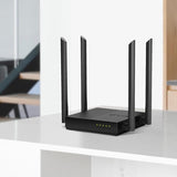 TP-Link Router Wi‑Fi TP‑Link Archer C64 Dual Band AC1200, 4 antene, acoperire extinsă pentru casă și birou