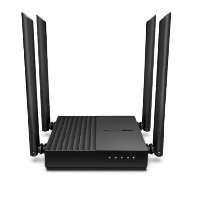 TP-Link Router Wi‑Fi TP‑Link Archer C64 Dual Band AC1200, 4 antene, acoperire extinsă pentru casă și birou