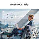 TP-Link Router Wi‑Fi TP‑LINK TL‑WR1502X Portabil, Compact, Instalare Rapidă, Ideal pentru Acasă, Birou și Călătorii