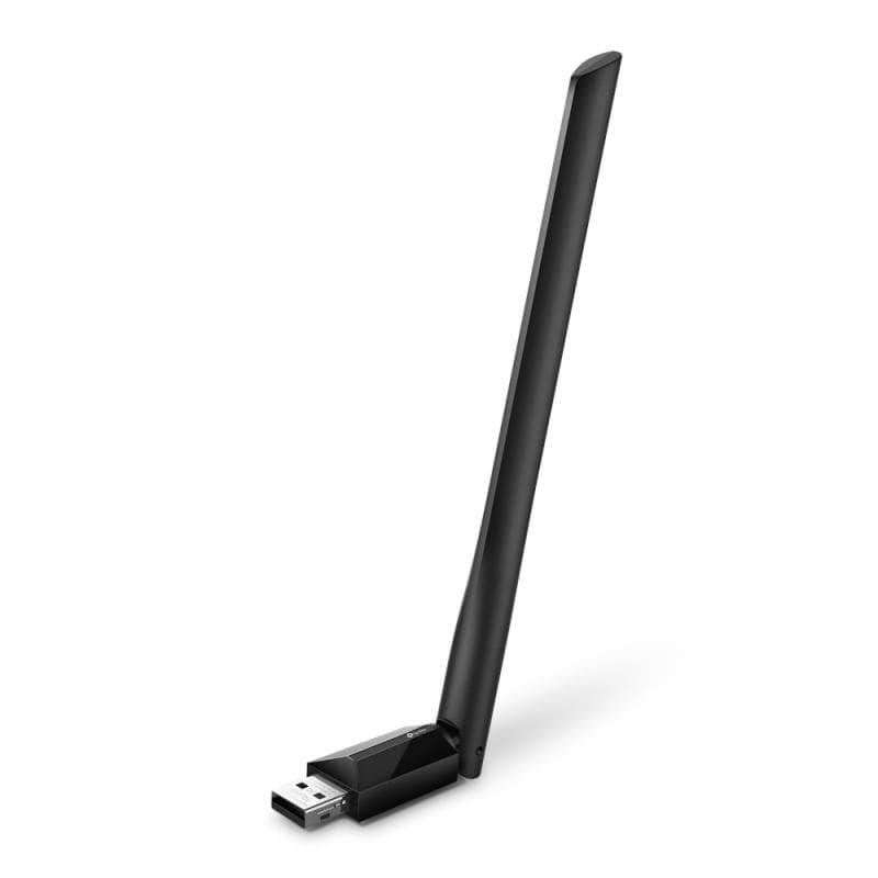TP-Link Adaptor Wi‑Fi USB TP‑Link Archer T2U Plus Dual Band 2.4/5 GHz, 600 Mbps, antenă externă, negru