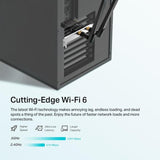 TP-Link Adaptor Wi‑Fi 6 TP‑Link Archer TX20E PCIe, antene externe, conexiune stabilă pentru PC