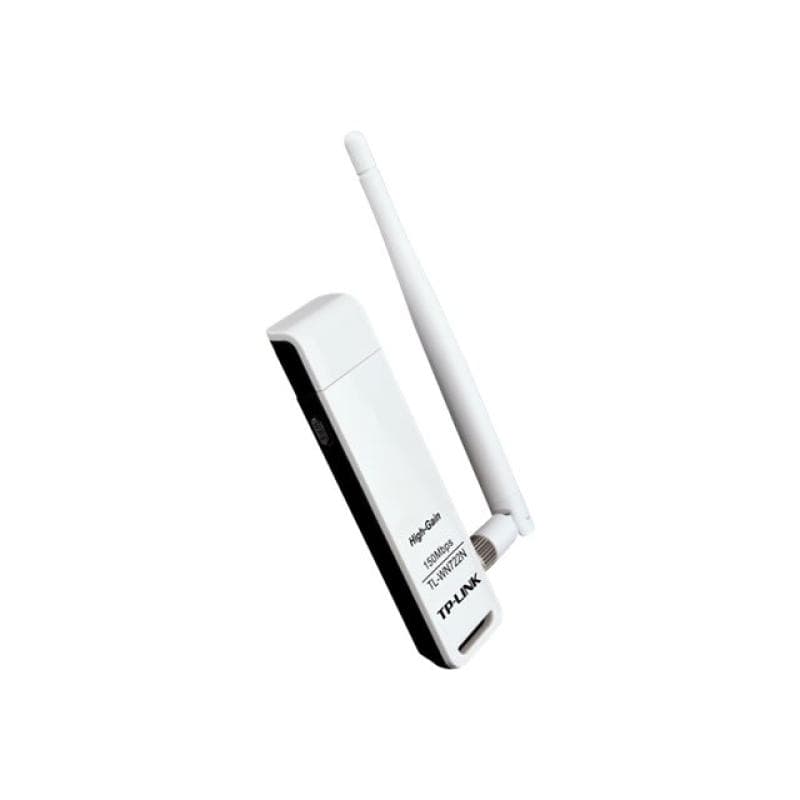 TP-Link Adaptor Wi‑Fi USB TP‑LINK TL‑WN722N pentru PC/Laptop, conexiune stabilă și recepție îmbunătățită semnal