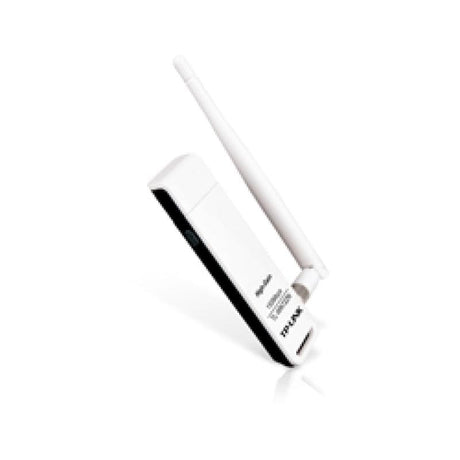 TP-Link Adaptor Wi‑Fi USB TP‑LINK TL‑WN722N pentru PC/Laptop, conexiune stabilă și recepție îmbunătățită semnal