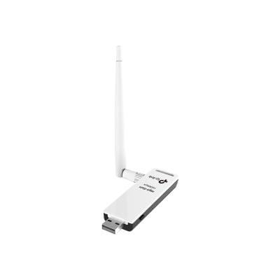 TP-Link Adaptor Wi‑Fi USB TP‑LINK TL‑WN722N pentru PC/Laptop, conexiune stabilă și recepție îmbunătățită semnal