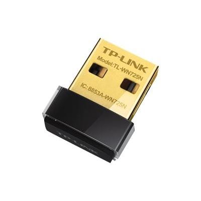 TP-Link Adaptor USB Wi‑Fi TP‑Link TL‑WN725N Nano, 150 Mbps, 2.4 GHz, 802.11 b/g/n, WPA/WPA2