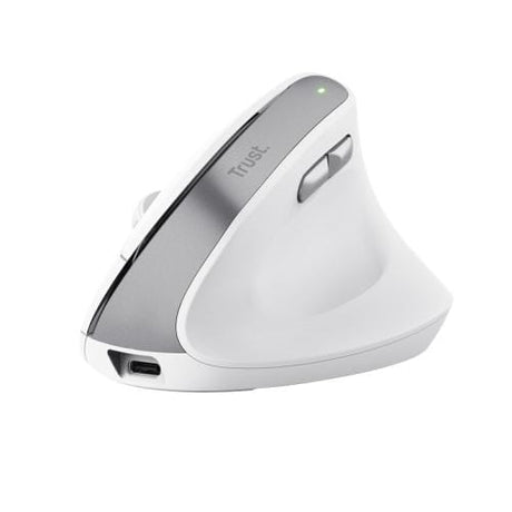 Trust Mouse Mouse Ergonomic Wireless Trust Bayo II 25398 | 4200 DPI, Alb