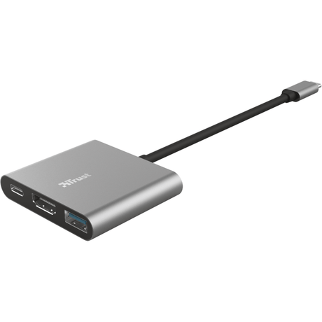 Trust Accesorii IT Adaptor USB-C Trust DALYX 23772 | 3-in-1, HDMI, USB, Aluminiu