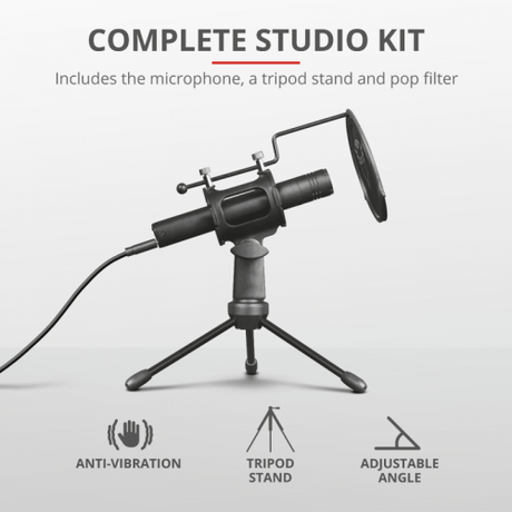 Trust Microfon Microfon Trust 24182 | Roșu