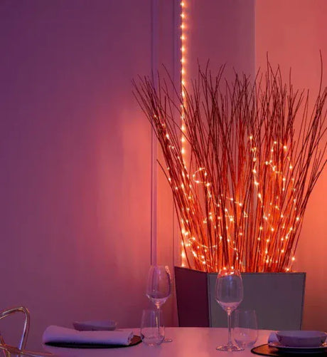 Twinkly Banda flexibila cu lumini multicolore inteligente Twinkly Dots control smartphone 200 LED RGB 10 M