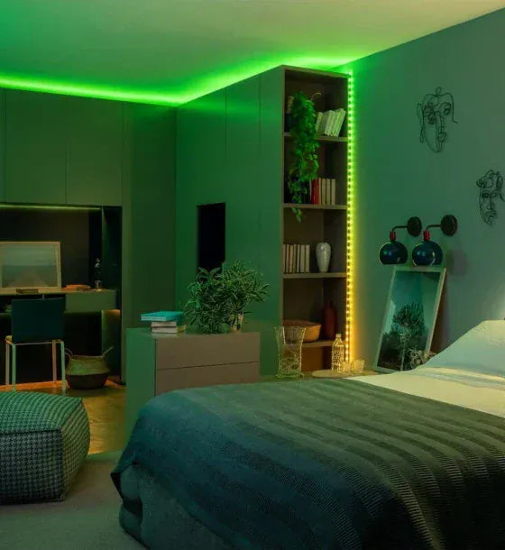 Twinkly Banda flexibila cu lumini multicolore inteligente Twinkly Dots control smartphone 200 LED RGB 10 M