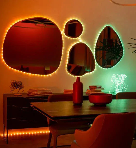 Twinkly Banda flexibila cu lumini multicolore inteligente Twinkly Dots control smartphone 200 LED RGB 10 M