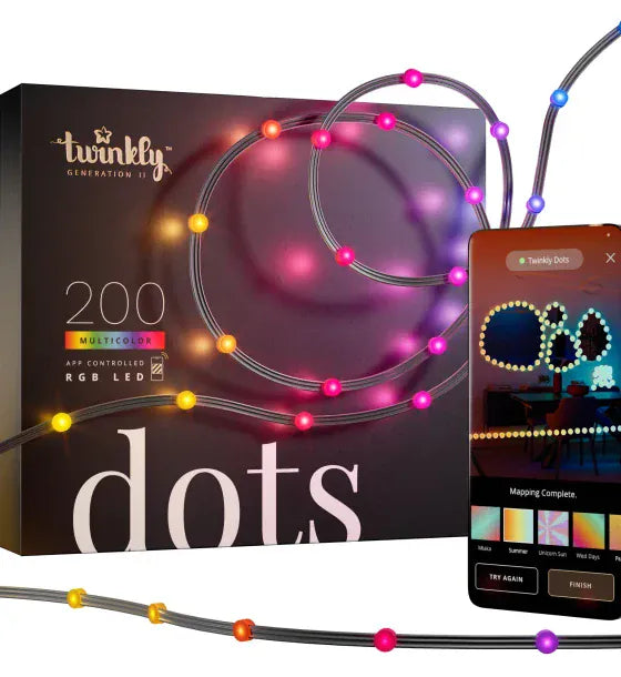 Twinkly Banda LED dimabila pentru exterior Twinkly IP44 RGB Wi-Fi bluetooth 200 de leduri 10m