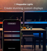 Twinkly Extensie Banda LED RGB inteligenta Twinkly Line Bluetooth WI-FI 15W lumina rece multicolor 15 m 90 Led