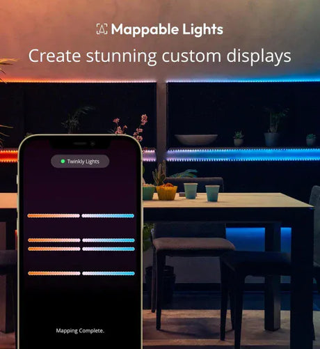 Twinkly Extensie Banda LED RGB inteligenta Twinkly Line Bluetooth WI-FI 15W lumina rece multicolor 15 m 90 Led