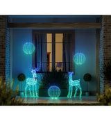 Twinkly Figurina decorativa 3D Twinkly 3D Reindeers - Doe Reindeer 200 LED RGBW 120 cm