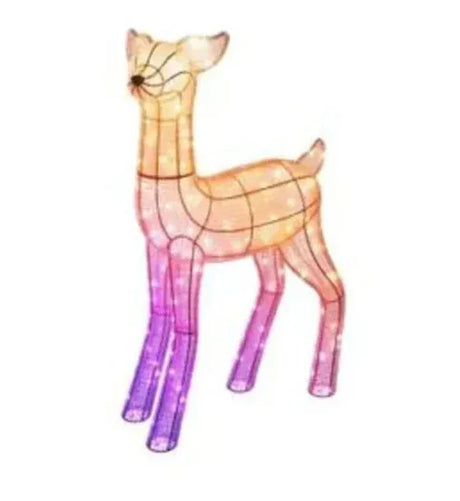 Twinkly Figurina decorativa 3D Twinkly 3D Reindeers - Doe Reindeer 200 LED RGBW 120 cm