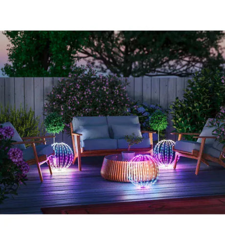 Twinkly Glob decorativ smart Twinkly Sphere 3D 43 cm 210 LED RGB+W IP44