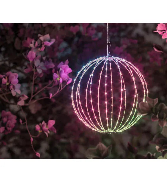Twinkly Glob decorativ smart Twinkly Sphere 3D 43 cm 210 LED RGB+W IP44