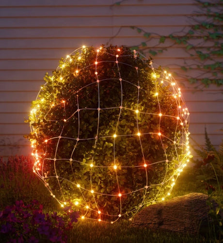 Twinkly Instalatie tip Plasa Twinkly Net 240 LED RGB 1 45x 2 4 m cablu transparent IP44