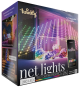Twinkly Instalatie tip Plasa Twinkly Net 240 LED RGB 1 45x 2 4 m cablu transparent IP44