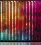 Twinkly Perete lumini Twinkly portabil plug-in RGB 1120 de leduri IP44 bluetooth wi-fi Negru mat