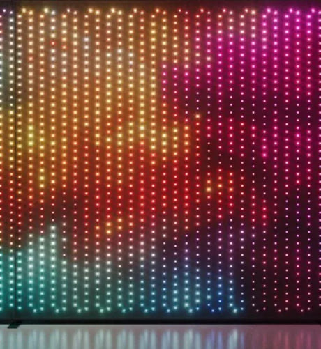 Twinkly Perete lumini Twinkly portabil plug-in RGB 1120 de leduri IP44 bluetooth wi-fi Negru mat