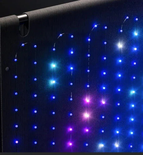 Twinkly Perete lumini Twinkly portabil plug-in RGB 1120 de leduri IP44 bluetooth wi-fi Negru mat