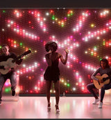 Twinkly Perete lumini Twinkly portabil plug-in RGB 1120 de leduri IP44 bluetooth wi-fi Negru mat