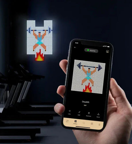 Twinkly Set 3 panouri LED Twinkly 3 x 64 pixeli Negru