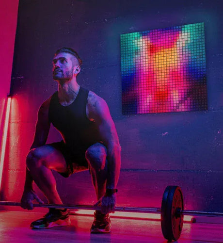 Twinkly Set 3 panouri LED Twinkly 3 x 64 pixeli Negru