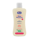 Ulei de Masaj Dermatologic Chicco Baby Moments Sensitive, 200ml, 0 Luni+
