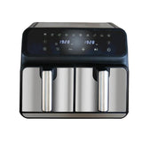 UNOLD Friteuză cu aer cald Unold Double Twin Zone 58685, 2 zone, negru/argintiu