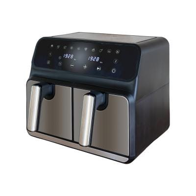 UNOLD Friteuză cu aer cald Unold Double Twin Zone 58685, 2 zone, negru/argintiu