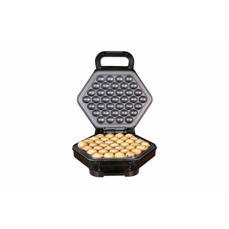 UNOLD Aparat Bubble Waffle Unold Bobby 48245, negru, plăci antiaderente, coacere rapidă