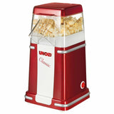 UNOLD Aparat de făcut popcorn Unold Classic 48525, design retro, roșu/alb