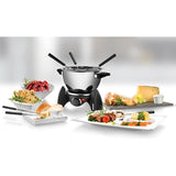 UNOLD Fondue electric Unold 48615, 0,8 l, pentru 6 persoane, inox, negru