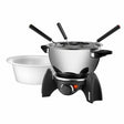 UNOLD Fondue electric Unold 48615, 0,8 l, pentru 6 persoane, inox, negru