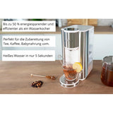 UNOLD Dispenser apă fierbinte Unold Ava 18610, argintiu/alb, încălzire rapidă pentru ceai și cafea