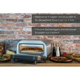 UNOLD Cuptor pentru pizza Unold Luigi 68816, argintiu, pentru blat, coacere uniformă, potrivit pentru pizza proaspătă sau congelată