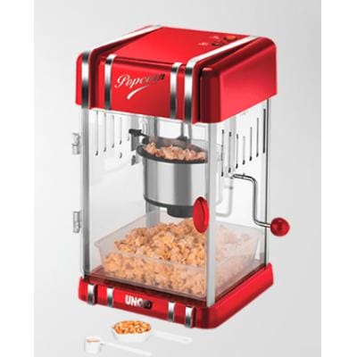 UNOLD Aparat de făcut popcorn Unold Retro 48535, roșu, design vintage pentru acasă