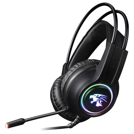 Varr Casti HI-FI Căști Gaming Hi-Fi Stereo cu Microfon RGB, Funcție de Anulare a Zgomotului, Control Volum și Microfon, Compatibilitate USB și Jack 3.5mm