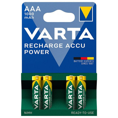 Varta Acumulator Acumulator Varta BAT0254 | 1000mAh, 1.2V, AA, 4