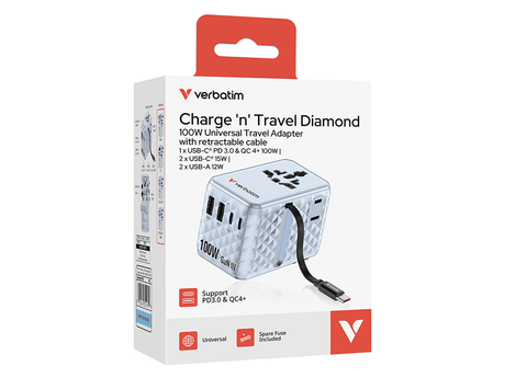 Verbatim Adaptor priza Adaptor priza Verbatim 30192 | 100W