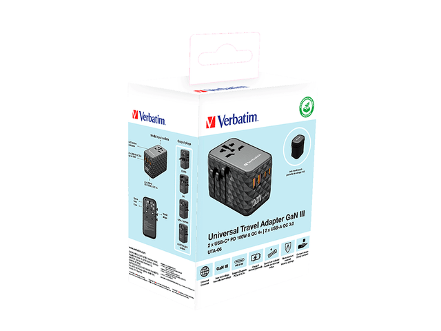 Verbatim Adaptor priza Adaptor priza Verbatim 32121 | 100W, LED