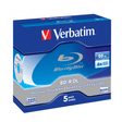 Verbatim Discuri optice (CD, DVD, Blueray) Disc Optic Verbatim 43748 | Blu-ray DL, 50GB, 6x, Jewel Case