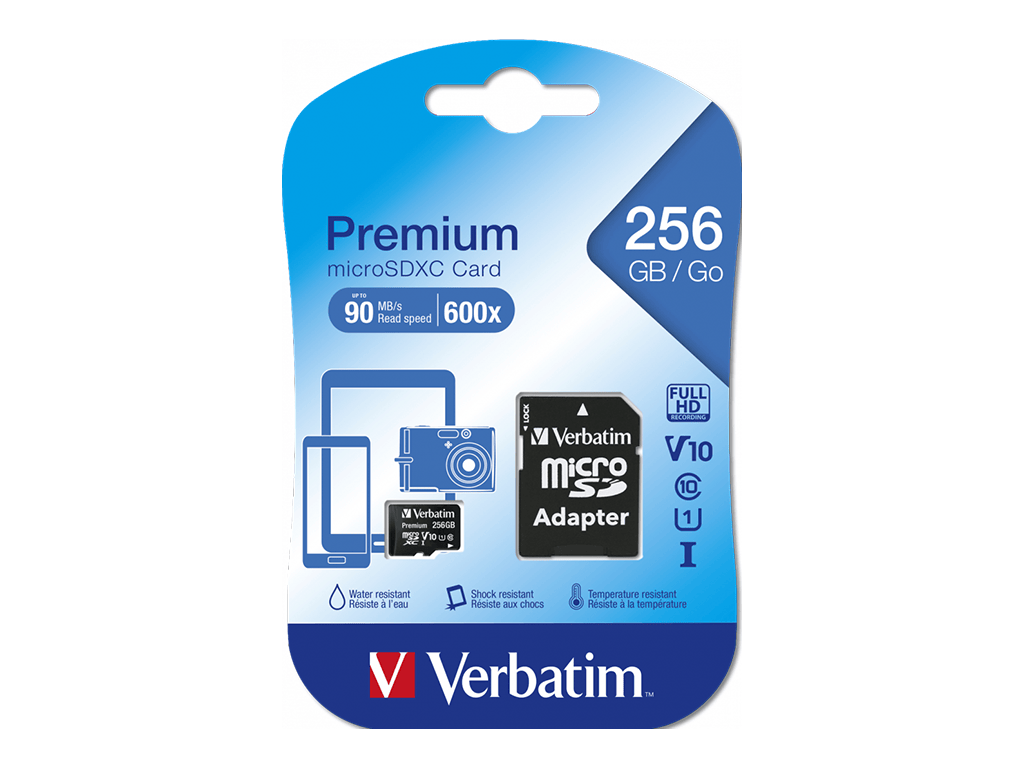 Verbatim Card de memorie Card de Memorie Verbatim 44087 | 256GB, Digital